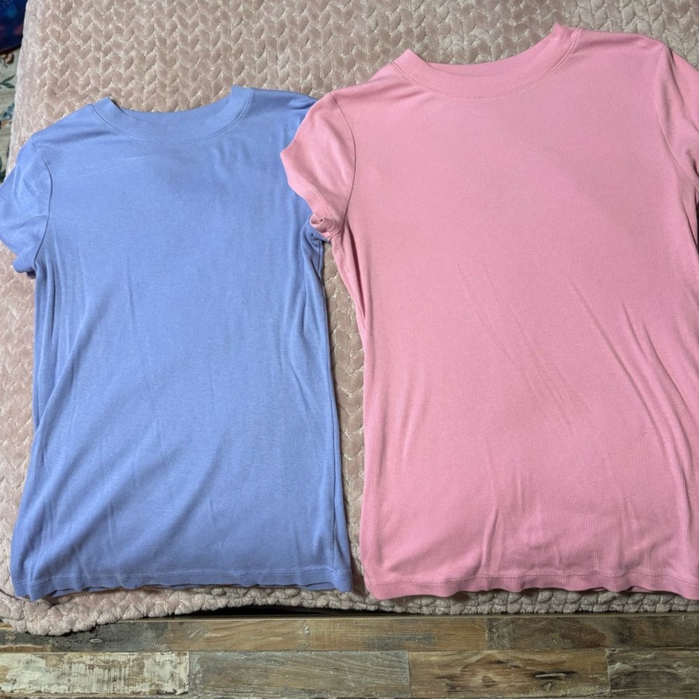 Ribbed Tee shirts